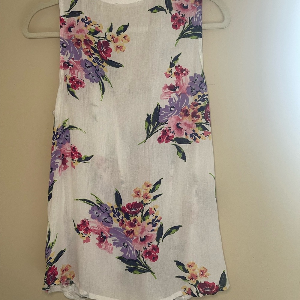 Twenty Second Feminine Floral Blouse Size L - Picture 4 of 4